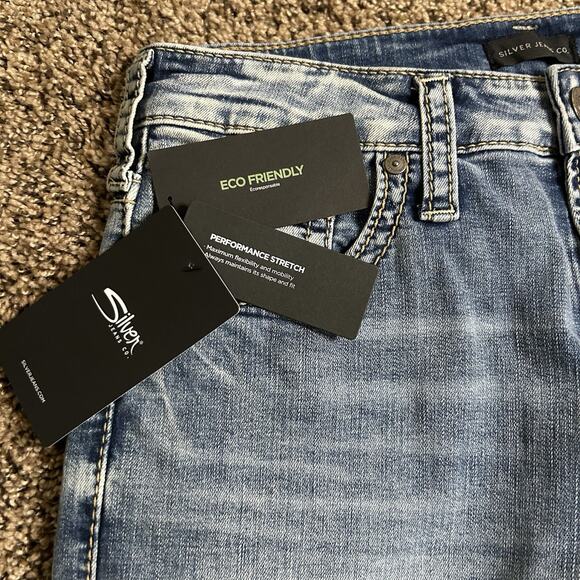 Silver Zac Relaxed Fit Shorts W 30 / L 12.5 - NWT! - Picture 3 of 14